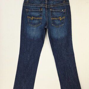 Vineyard Vines Boot Cut Size 2 Women 31 Inch Inseam Pocket Logo Blue Denim Jeans